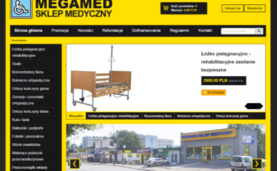 Internetowy sklep medyczny Megamed